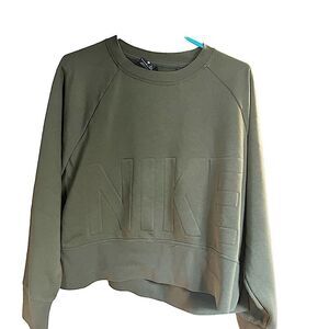 Womens Nike Croptop Green Womens Large